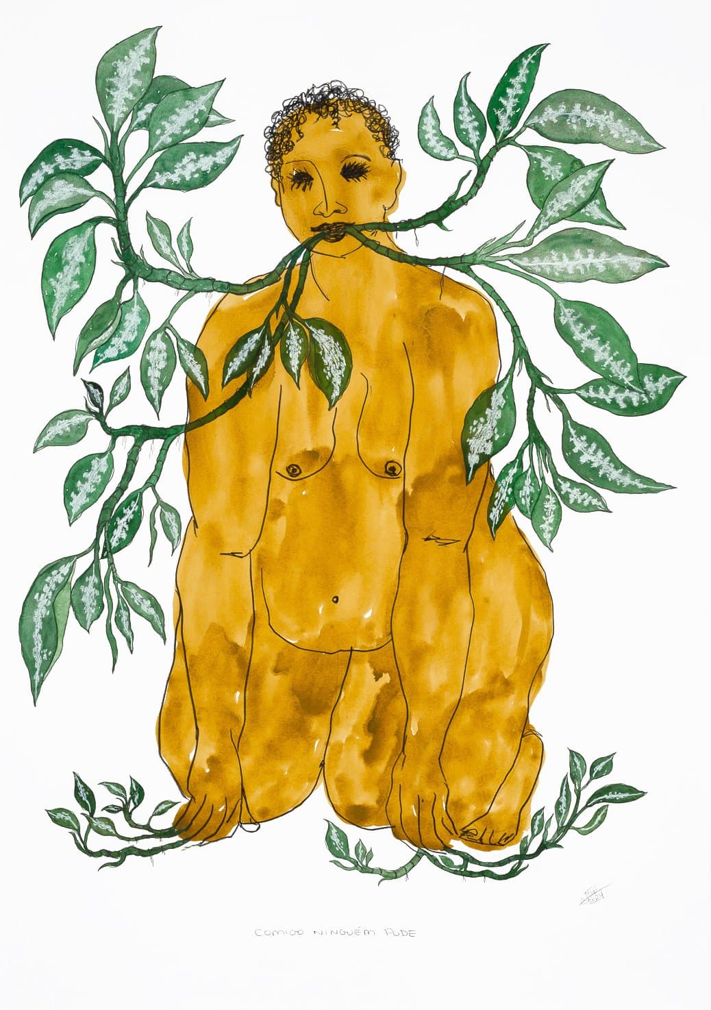 Dieffenbachia seguine (from the Lady of Plants series)